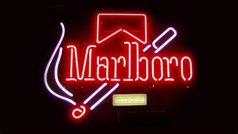 VTG <b>Marlboro</b> Cowboy Man Lighted Clock <b>Sign</b> Philip Morris Country Rare Working. . Marlboro neon sign